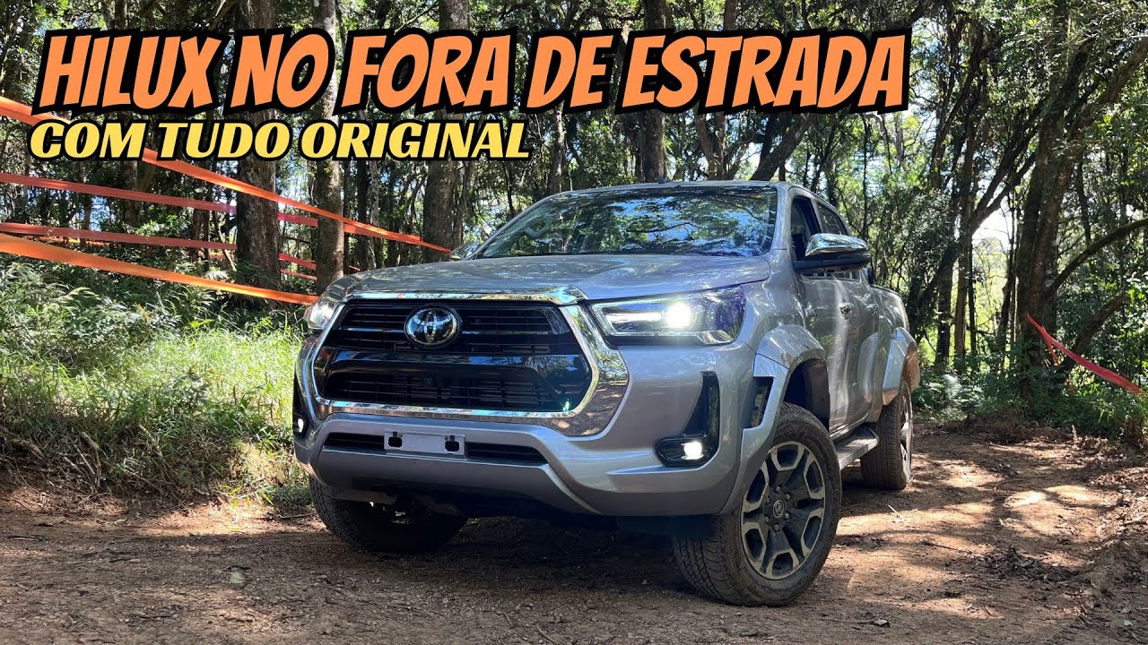TOYOTA HILUX SRX usando o 4x4: como é no fora de estrada?