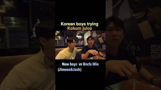 Koreans First reaction to #kokum Juice