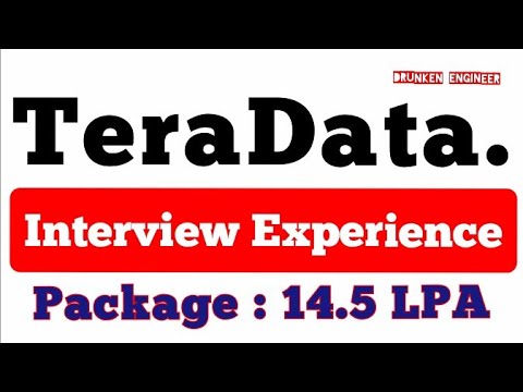 Teradata Interview Experience | Interview Questions - YouTube