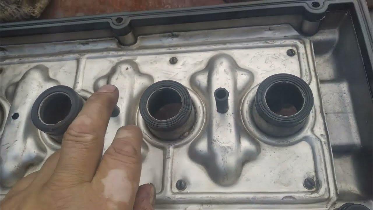 Крышка клапанов 406 двигателя , сетка ненужна . - YouTube