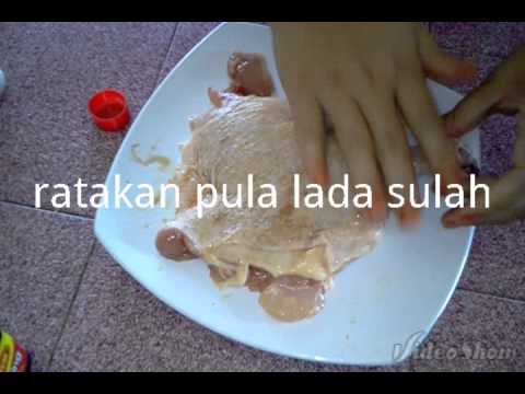 Chicken Chop Part 2 - Memerap Ayam (marinate) - YouTube