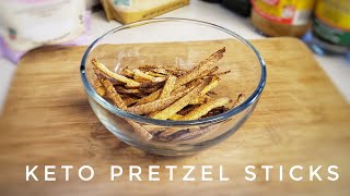 KETO PRETZEL STICKS MADE WITH ALMOND FLOUR NO FATHEAD DOUGH! screenshot 4
