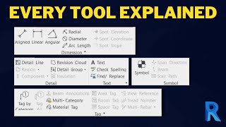 Develop your Designs with these TOOLS in Revit tutorials - Annotation Panel in Revit