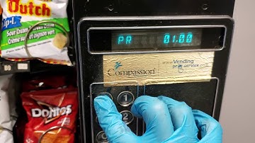 How to change vending machine price on AP snackshop 110 series