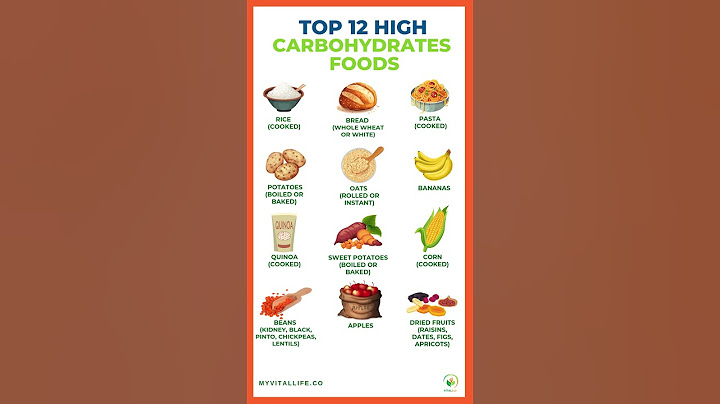 Top 12 High Carbohydrates Foods