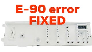 FRIGIDAIRE WASHER E-90 ERROR CODE - Easy DIY Fix