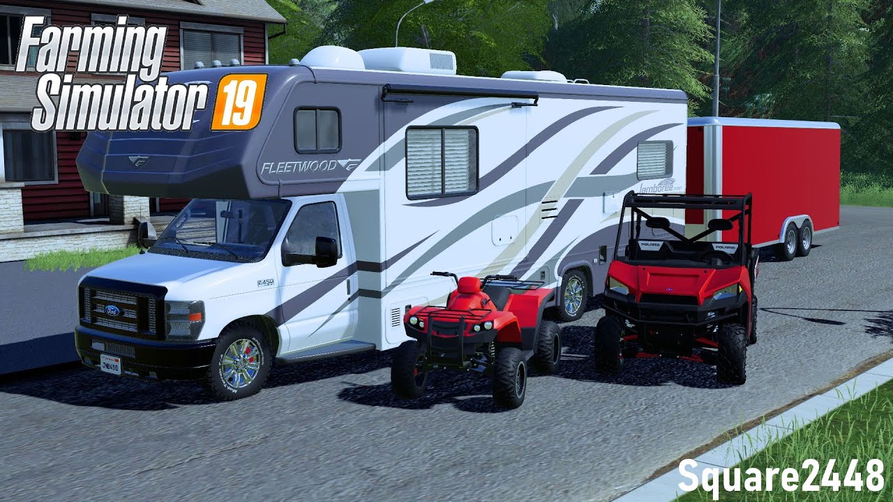 Rv Rental Road Trip And Camping Fleetwood Camper Roleplay Fs19