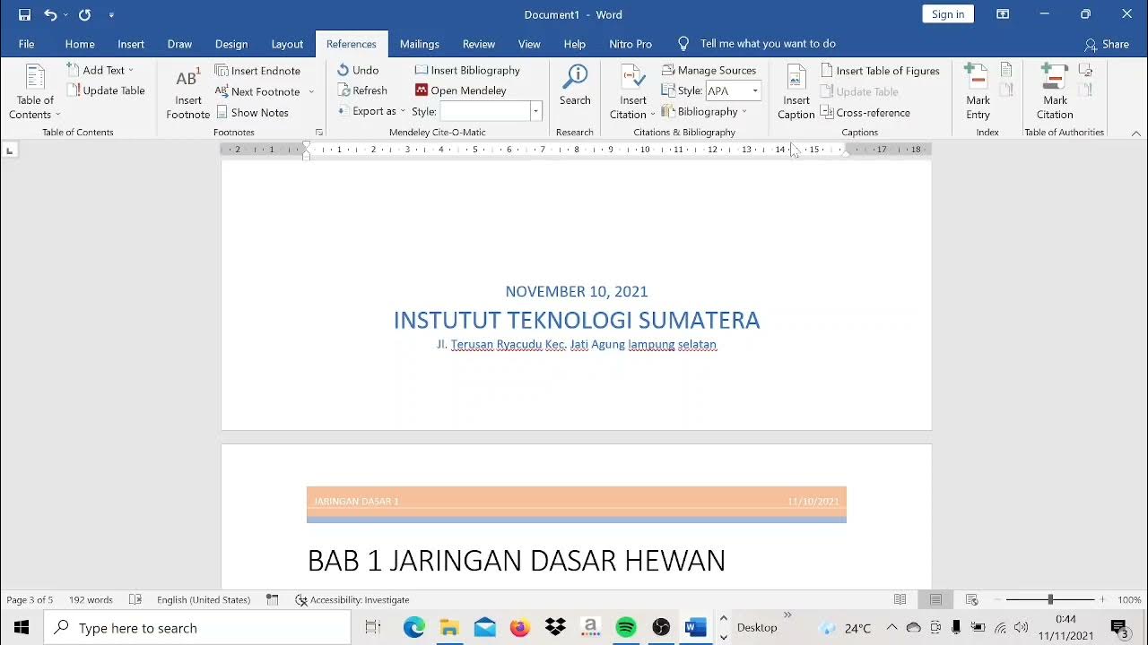 Contoh Modul Microsoft Word