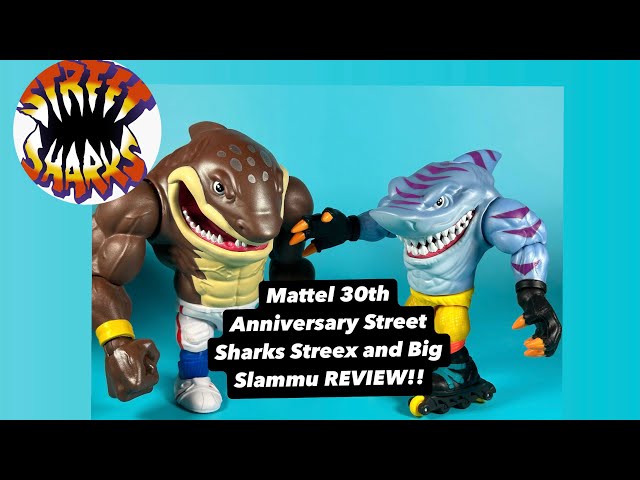 Mattel 30th Anniversary Street Sharks Streex and Big Slammu REVIEW