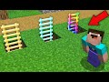 WHAT INSIDE THESE SUPER SECRET VILLAGER LADDER IN MINECRAFT ? 100% TROLLING TRAP !