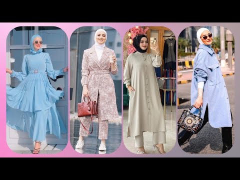 Turkish Outfits With Hijab || Stylish Turkish Dresses Ideas For Girls || Latest Dresses 2022💖