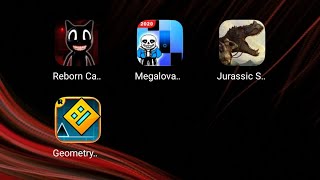 EpikGamePlay-Cartoon cat,Sans, Dinosaur, Geometry Dash. screenshot 2