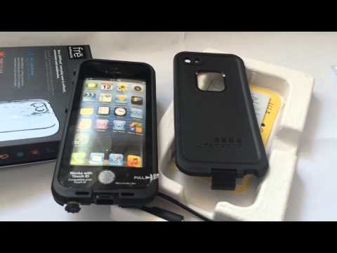 Lifeproof waterproof shockproof snowproof protective case for iphone5s works with Touch ID