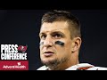 Rob Gronkowski on Tom Brady & Bucs Playing At A High Level | Press Conference