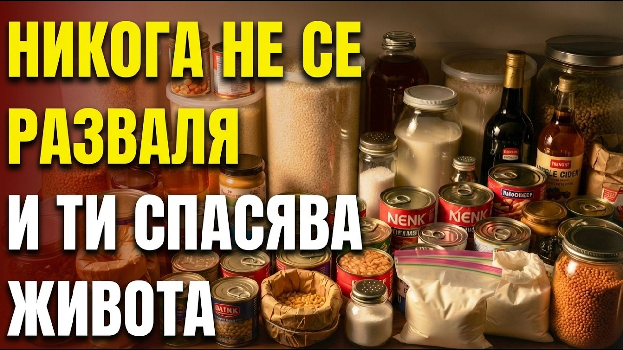 20 Хранителни Продукта, Които НИКОГА Не Се Развалят (И Могат Да Ти Спасят Живота)