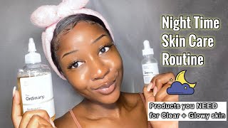 MY CURRENT 6 STEP NIGHTTIME SKINCARE ROUTINE💤 |  Easy and Affordable!!!