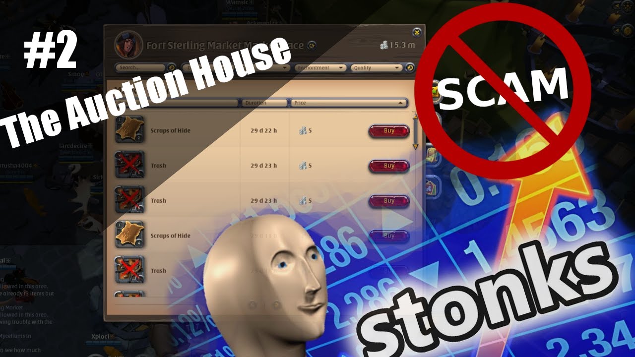 Albion Online Short Guides 2 THE AUCTION HOUSE YouTube