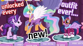 Buying every outfit from pony editor | Prank to the future progress | MLP game #493 screenshot 3