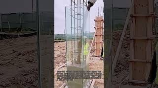 철근 콘크리트 투명 유리 거푸집 조립 및 타설 완벽 가이드 #worker #process #construction #concrete #formwork