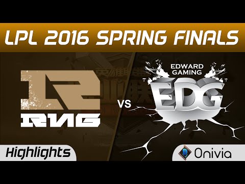 RNG vs EDG Highlights Game 4 Tencent LPL Spring 2016 Finals Royal Never Give Up vs Edward Gaming