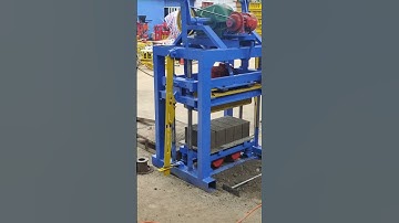 Low price concrete block making machine QTJ4-40 for blocks molds test suitable for home business