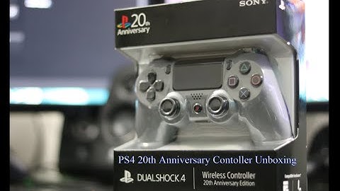 20th Anniversary PS4 Controller Unboxing