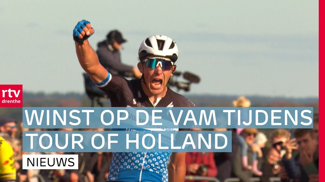 Danny van Poppel wint de tour of Holland op de VAM & Quilt-marathon in Nieuw-Buinen | RTV Drenthe