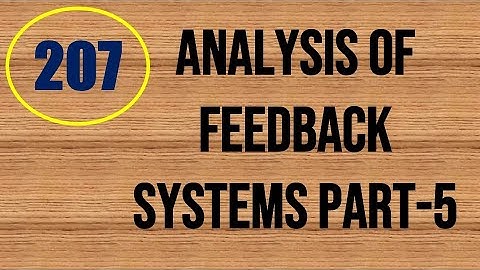 MIC&RFSD | Lecture-207 | Analysis of Feedback Systems Part-5