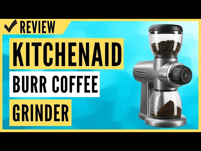 KitchenAid KCG0702CS Burr Coffee Grinder, Contour Silver