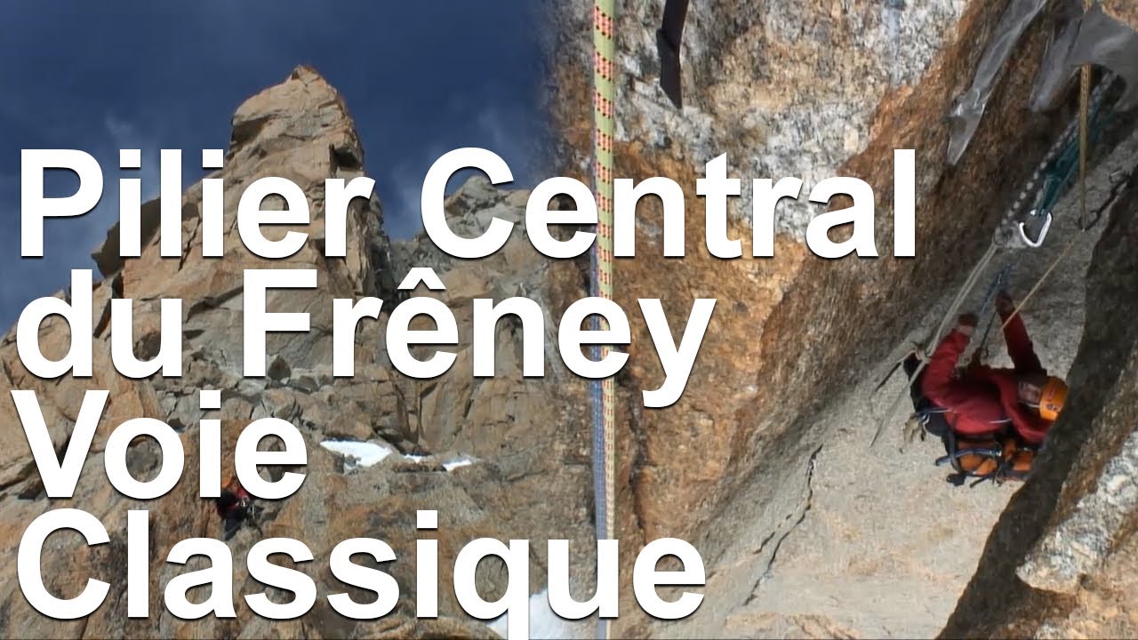 Pilier Central du Frêney Voie Classique Courmayeur Chamonix Mont-Blanc montagne alpinisme
