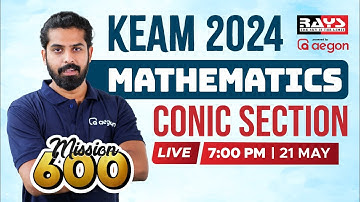 KEAM 2024 | MATHS | CONIC SECTION