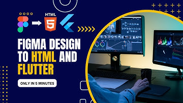 Figma design convert to HTML And Flutter only 5 min || With proof..!!