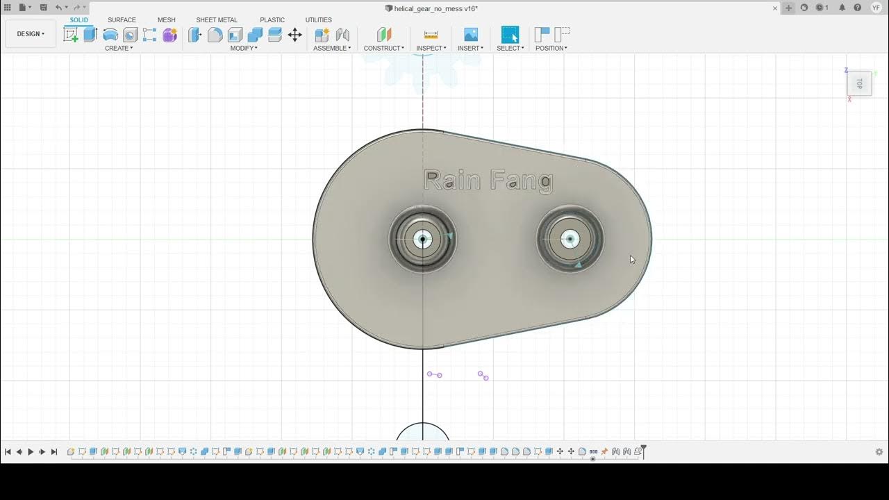 Helical Gears Assembly in Autodesk Fusion 360 YouTube