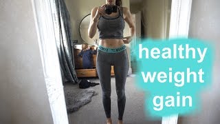 Healthy day in the life - how to gain weight #ad