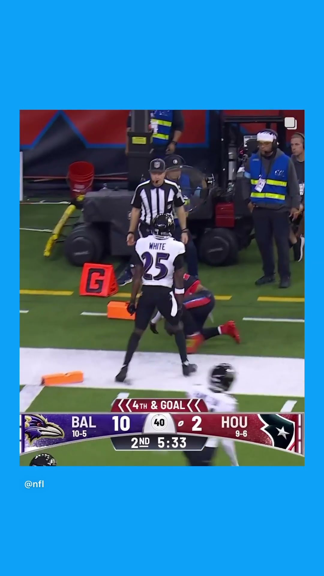 Denied ??‍♂️ #hoodnews #ravens #texans #ArDariusWashington #defense #football #omg #how #wow #wtf