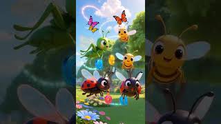 Vowel Letters A E I O U 🔤 | Learn ABC for Kids | 3D Cartoon #Shorts