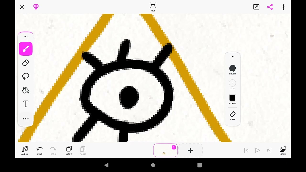 How to draw bill cipher