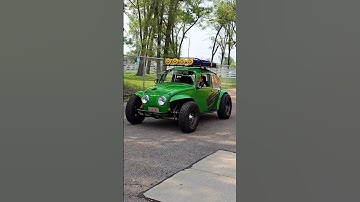 Volkswagen Beetle Baja Bug Classic Car Drive By Engine Sound The Barn Car Show Livonia MI 2025