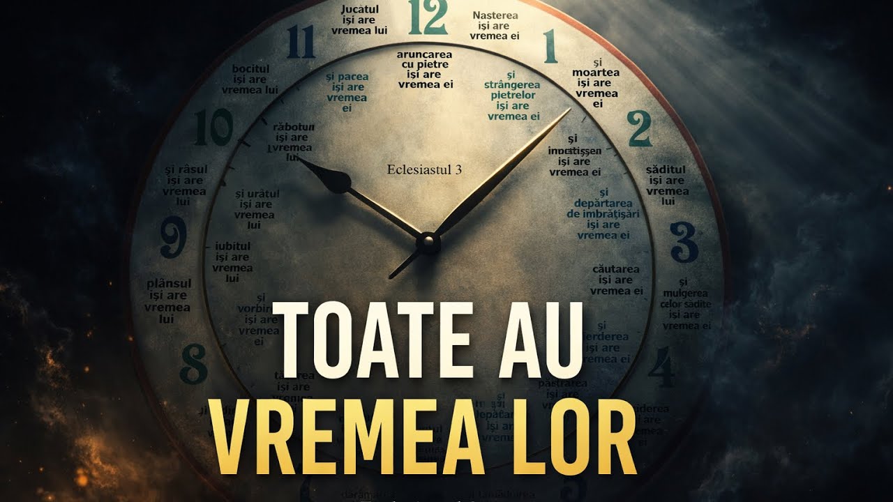 Toate au vremea lor | Hip-Hop cu mesaj (inspirat din Ecclesiastul 3)