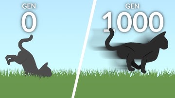 AI Cat Learns to Run