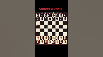 Checkmate in 6 moves #chessgame #chess #checkmate #chesscom #chessmaster