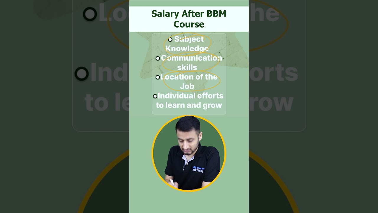Salary After BBM Course In India shorts YouTube Salary After BBM Course In India shorts YouTube