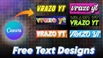 Create Stunning Unique Text Designs in Canvas | Step-by-Step Tutorial