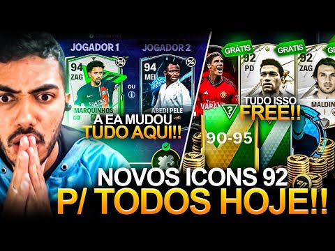 TODOS OS PRIMES! 😱 TIMAÇO DE 430 MILHÕES DE COINS 🤑  R10, GINOLA PRIME &  ZICO 🤯🔥- FC MOBILE 2024 