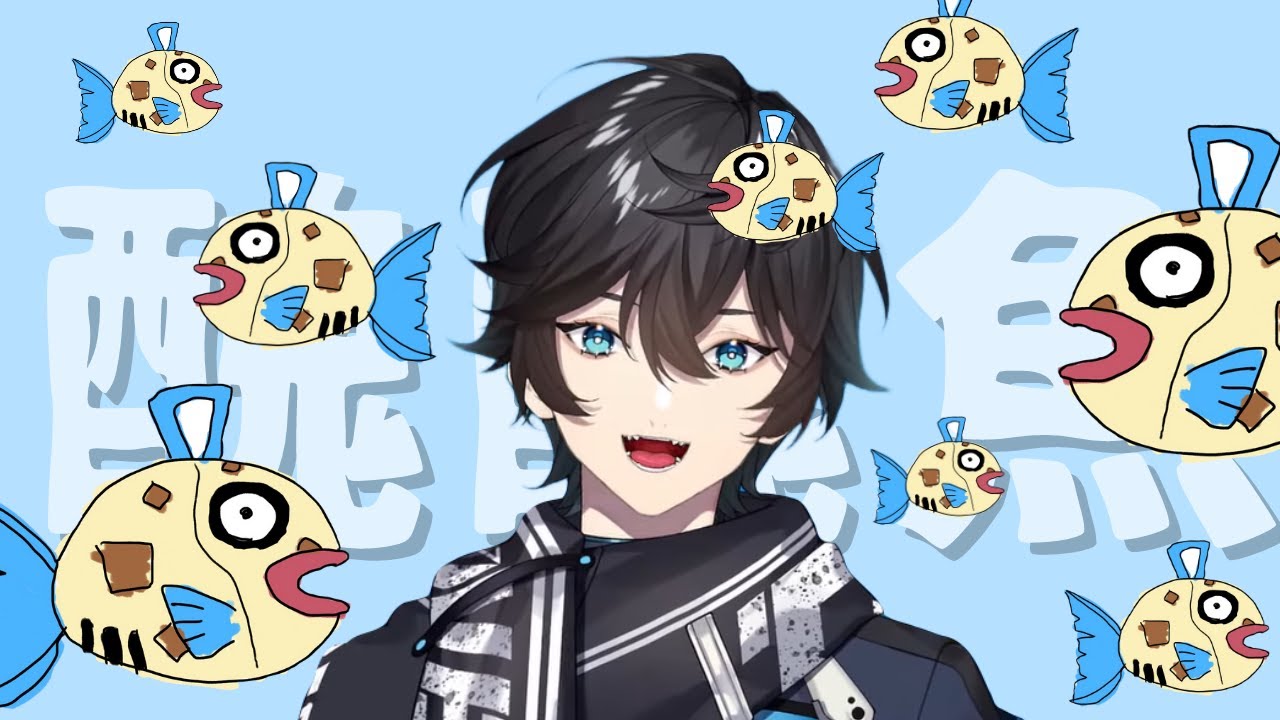 【寶可夢晶燦鑽石】釣不到醜醜魚就用畫的【アクシア・クローネ/にじさんじ】