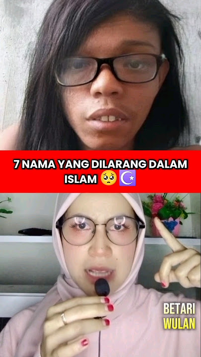 7 NAMA YANG DILARANG DALAM ISLAM 🥺⚠️ | Betari Wulan #shorts