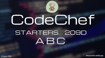 CodeChef STARTERS 210D ||  Contest Screencast || Al Kayes Rifat ( focus_magpies )