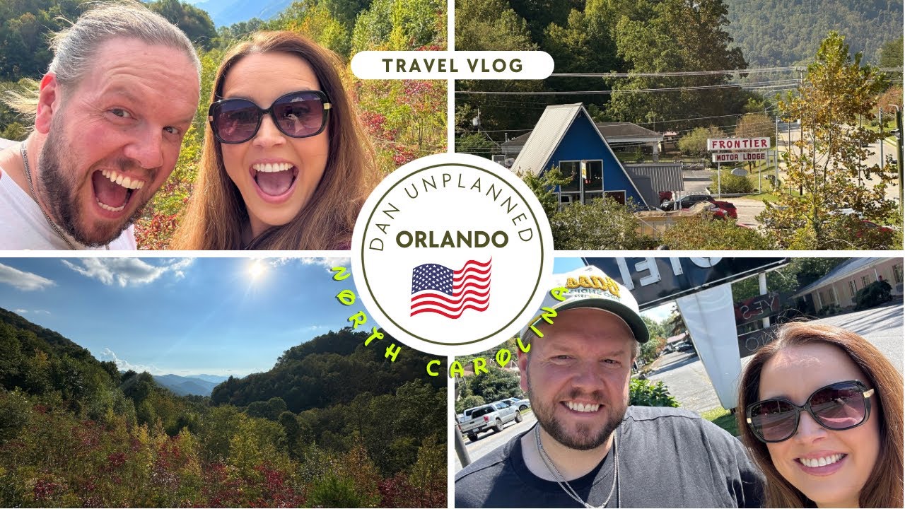 Видеоблог Орландо Флорида, день 10 | Покидая Северную Каролину, Чероки и горы Смоки