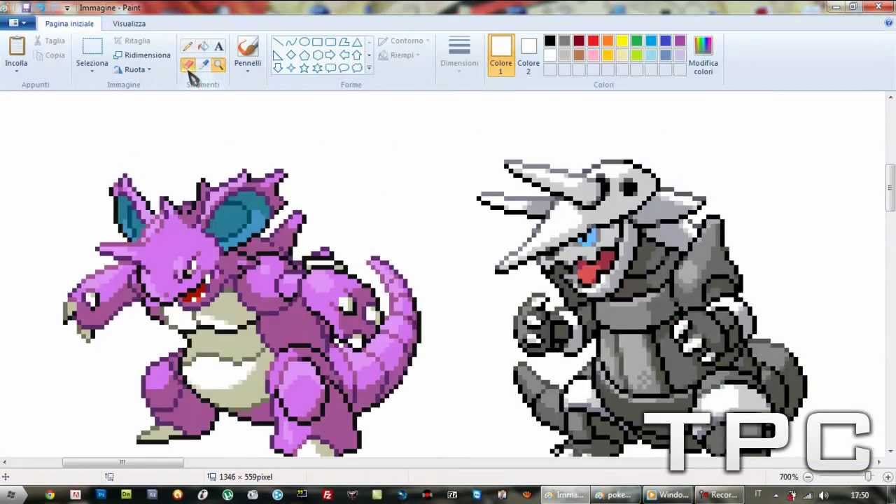 Sprites Speed Art - Pokémon #1 - Steelking