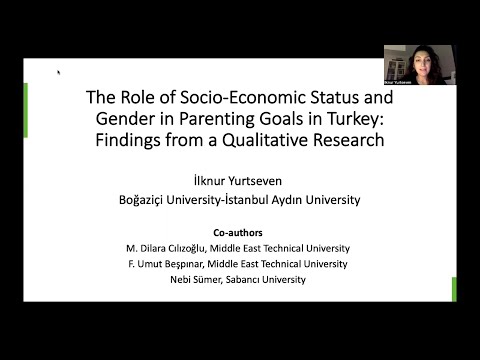 Socio-Economic Status & Gender in Parenting Goals in Turkey by Ilknur Yurtseven - IACCP 2022